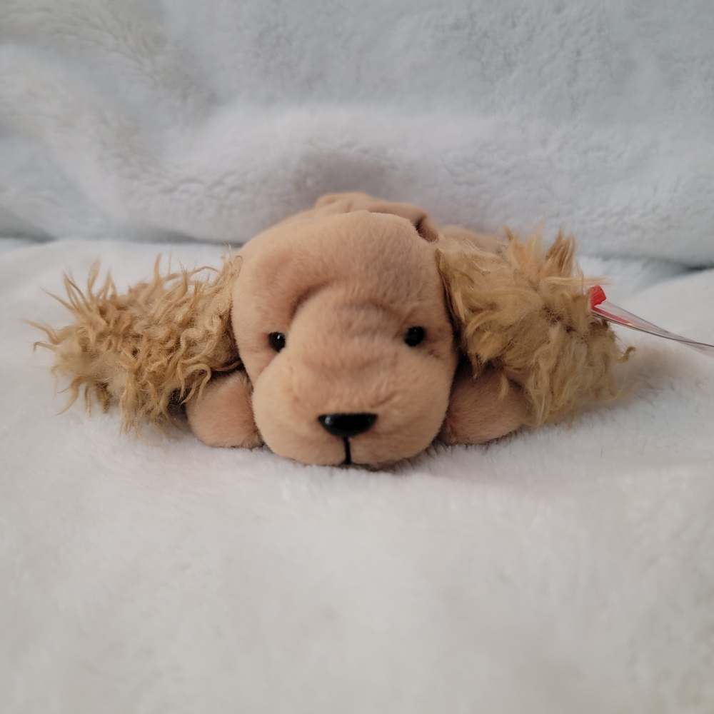 Tan Plush Dog Toy